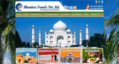 Desktop Screenshot of bhandaritravelz.com
